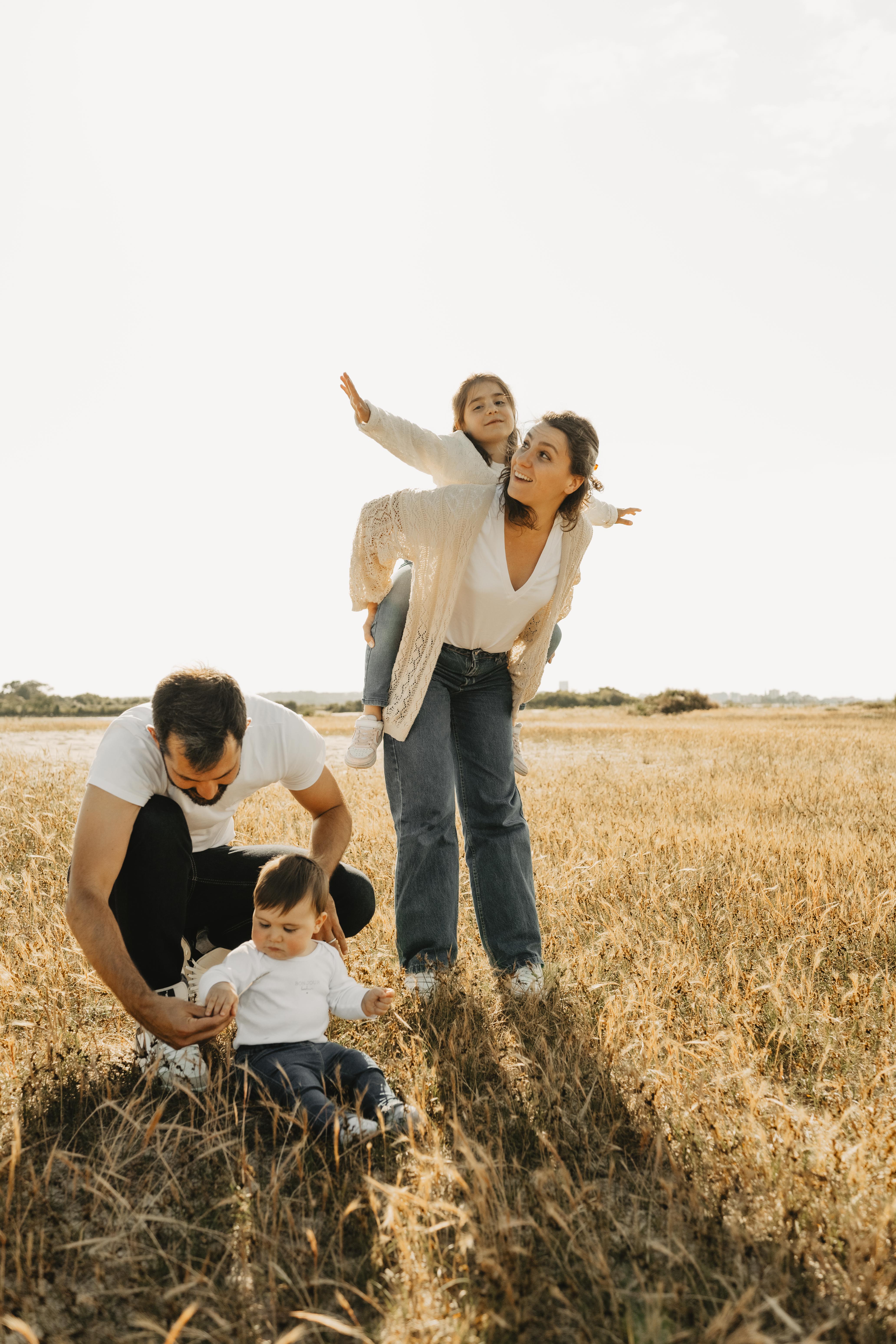 Séance famille sur le Bassin d'Arcachon