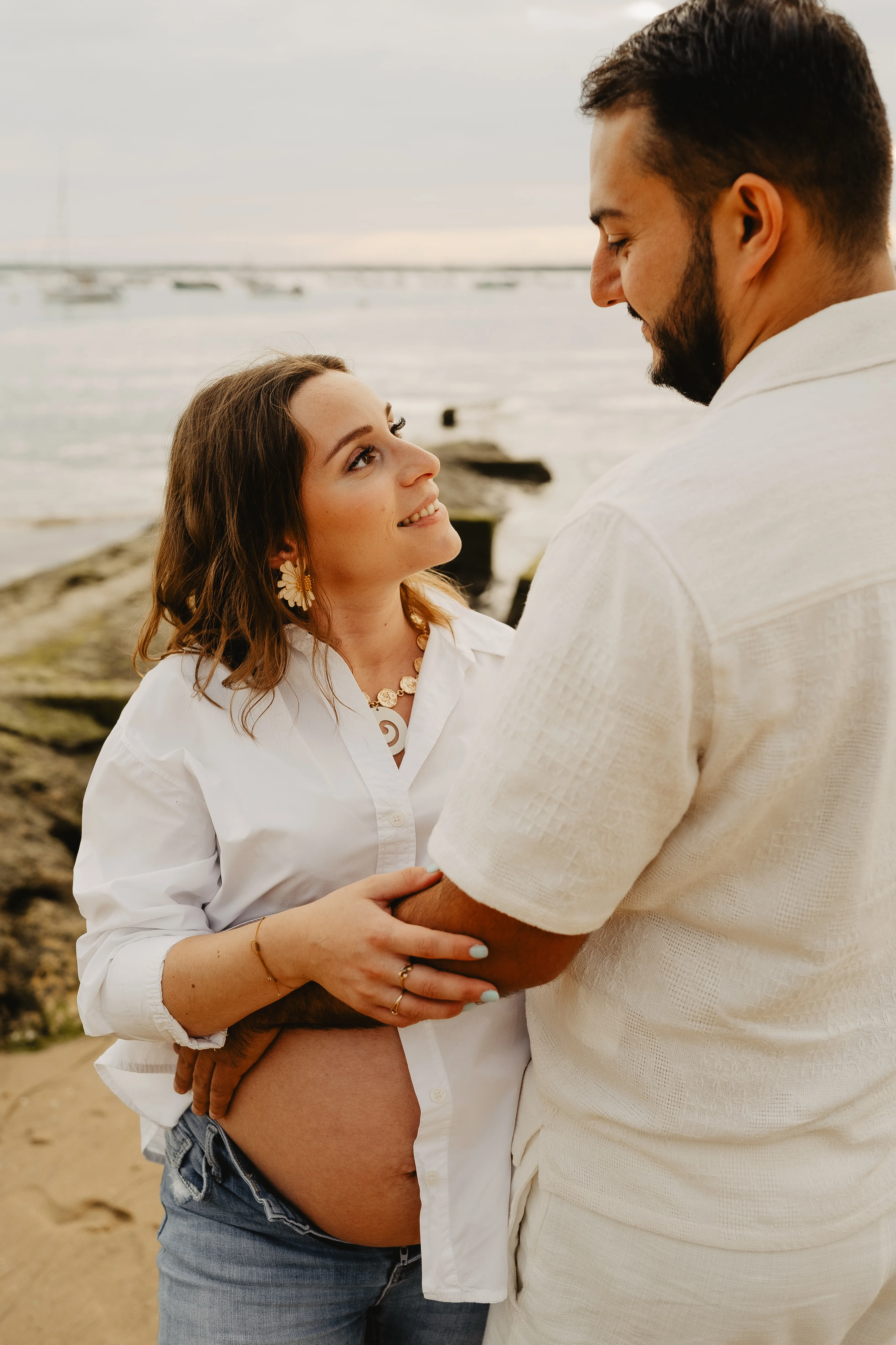 Future maman en séance grossesse