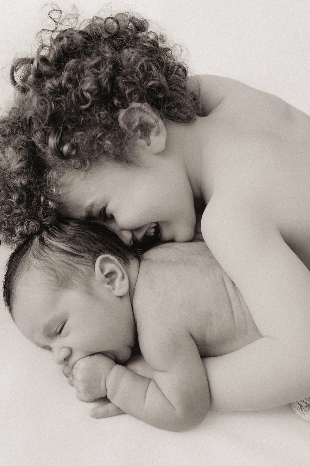 Photographe naissance Bassin d'Arcachon, bébé endormi